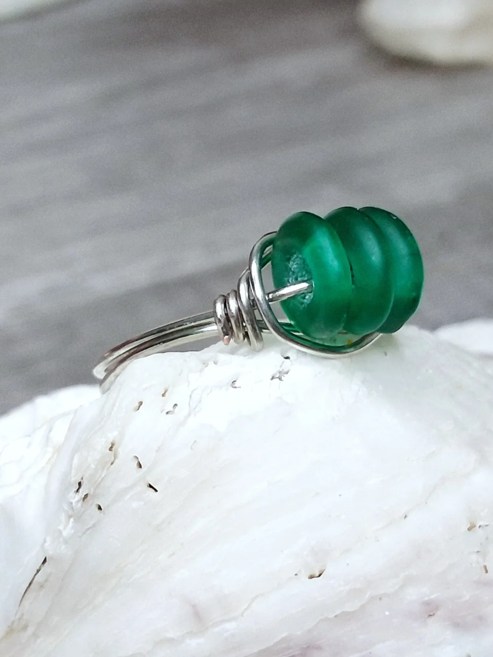 Handmade delicate ring